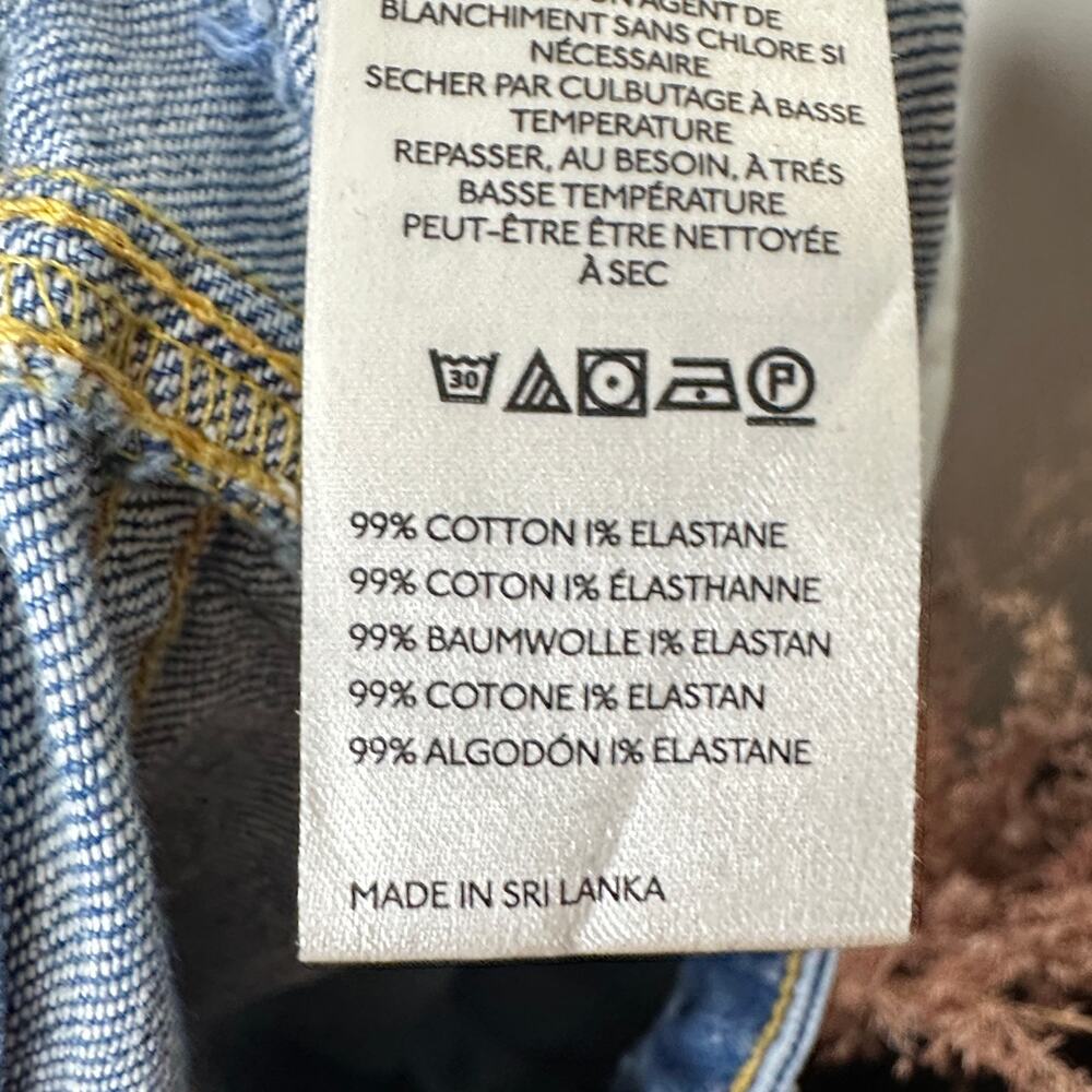 ANTHROPOLOGIE x PILCRO Kenna Mid-Rise Heritage Barrel Jeans Sz 26 $158 {II7} - Picture 5 of 6